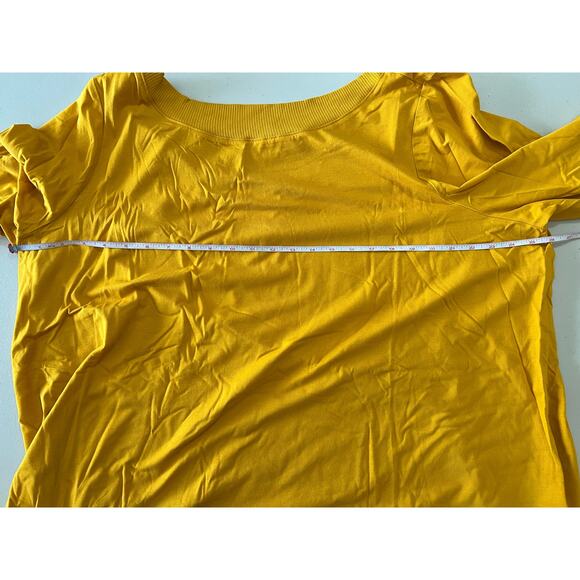 Anybody Cozy Knit Criss Cross Back Long Sleeve Top GOLDEN NWOT SIZE 3XL - Picture 8 of 9